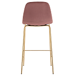 Барный стул на золотистых ножках VENDRAMIN Pink варинант исполнения - 5 | Loft Concept в Ростове-на-Дону