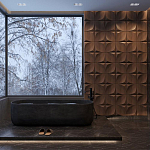 Гипсовая 3D панель с принтографией PM-22 варинант исполнения - 1 | Loft Concept в Ростове-на-Дону