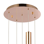 Подвесной светильник Metal Acrylic Tube Five Gold Hanging Lamp варинант исполнения - 3 | Loft Concept в Ростове-на-Дону