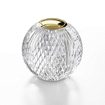 Настольная лампа с прозрачным шарообразным плафоном на цилиндрической подставке Crystal Globule варинант исполнения - 2 | Loft Concept в Ростове-на-Дону