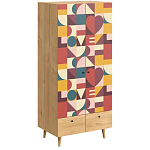 Шкаф с принтом The rebus of love варинант исполнения - 1 | Loft Concept в Ростове-на-Дону