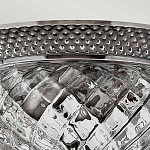 Потолочный светильник с чашеобразным плафоном из толстого волнообразного стекла и широким узорчатым основанием Hinkley варинант исполнения - 8 | Loft Concept в Ростове-на-Дону