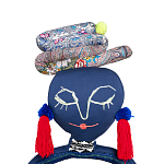 Кукла из одежды и павлопосадских платков Rusalka Blue Jeans варинант исполнения - 2 | Loft Concept в Ростове-на-Дону