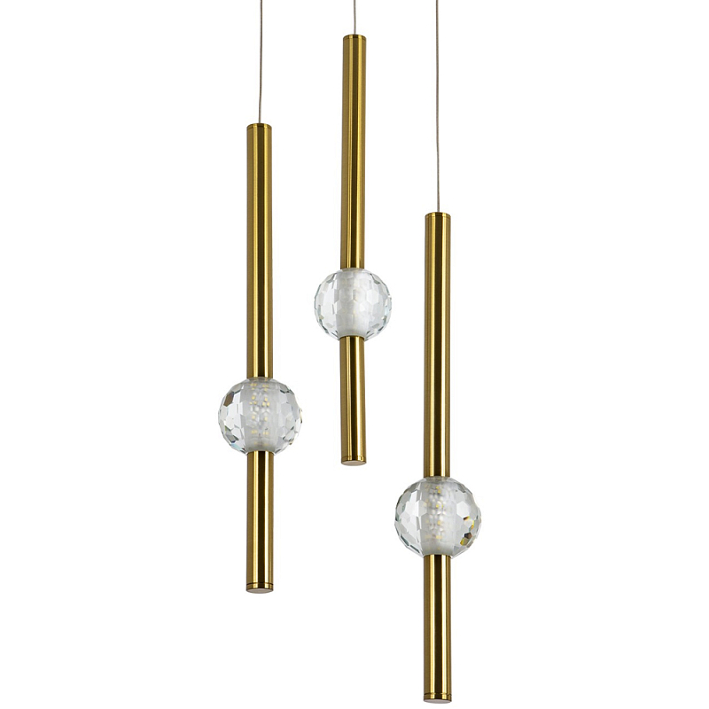    3-  Celestin Spheres Brass Hanging Lamp    -- | Loft Concept 