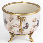 Фарфоровая чаша с бронзовыми элементами Eden Garden варинант исполнения - 3 | Loft Concept в Ростове-на-Дону