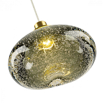 Подвесной светильник с прозрачным стеклянным плафоном округлой формы Effervia  варинант исполнения - 14 | Loft Concept в Ростове-на-Дону