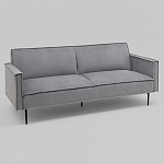 Диван современный вельветовый прямой Worcester Серый варинант исполнения - 1 | Loft Concept в Ростове-на-Дону