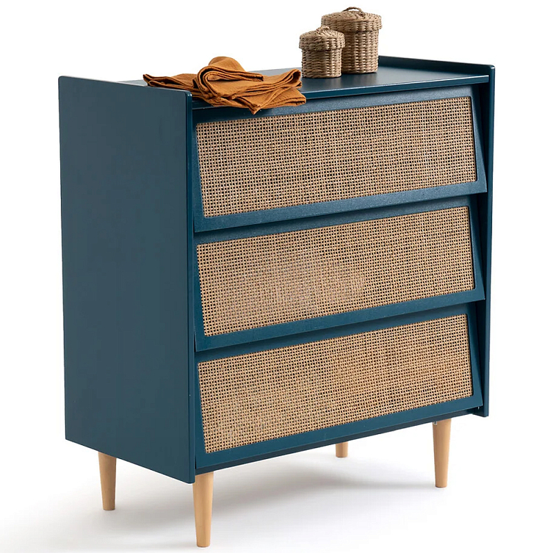   3-    Blais Deep Blue Wicker Furniture -   -- | Loft Concept 
