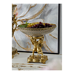 Чаша фарфоровая на двух бронзовых ангелах Eden Garden варинант исполнения - 4 | Loft Concept в Ростове-на-Дону