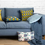 Чехол на подушку с двусторонним принтом и кисточками Ophelia Grove варинант исполнения - 6 | Loft Concept в Ростове-на-Дону