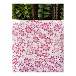 Кашпо из белого фарфора с розовым цветочным орнаментом Eden Garden варинант исполнения - 4 | Loft Concept в Ростове-на-Дону