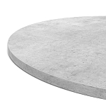 Стол обеденный с круглой светло-серой столешницей Harris Collection варинант исполнения - 5 | Loft Concept в Ростове-на-Дону