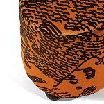 Пуф Wakonda Terracotta Tiger Mountain с Круглыми ножками  варинант исполнения - 1 | Loft Concept в Ростове-на-Дону