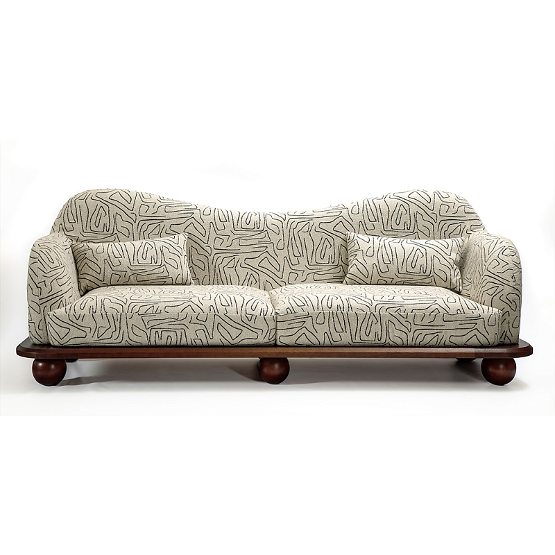 Диван Indra Молочный Коричневый в Ростове-на-Дону | Loft Concept 