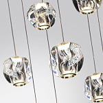 Люстра каскадня с 27-ю прозрачными шарообразными подвесами Bubbles Bocci варинант исполнения - 3 | Loft Concept в Ростове-на-Дону