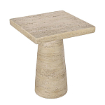 Столик приставной с квадратной столешницей Textured Cream Table варинант исполнения - 2 | Loft Concept в Ростове-на-Дону