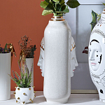 Ваза с золотисто-белыми фрагментами Faces of Imagination варинант исполнения - 9 | Loft Concept в Ростове-на-Дону