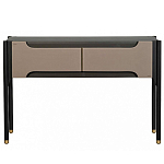 Консоль тёмно-коричневого цвета с 2-мя ящиками Gladstone варинант исполнения - 2 | Loft Concept в Ростове-на-Дону