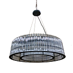 Подвесная люстра круглая Double Glass Sphere варинант исполнения - 1 | Loft Concept в Ростове-на-Дону