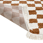 Ковер с шахматным принтом Chess Layout с эффектом шерсти варинант исполнения - 5 | Loft Concept в Ростове-на-Дону