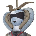 Кукла из джинсовой одежды и армейских палаток Rusalka Jeans&Tents варинант исполнения - 4 | Loft Concept в Ростове-на-Дону