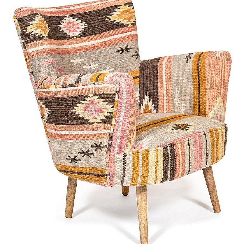  KELIM Pattern Brown Chair II    -- | Loft Concept 