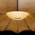 Подвесной светильник с белым фигурным абажуром и мягкими волнистыми краями Cloud Motion  варинант исполнения - 14 | Loft Concept в Ростове-на-Дону