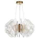 Люстра с декором в виде крупных рельефных лепестков 80 см Ethereal Bloom варинант исполнения - 2 | Loft Concept в Ростове-на-Дону