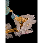 Люстра круглая на золотом каркасе с птичками и цветочным декором Miscellaneous herbs варинант исполнения - 9 | Loft Concept в Ростове-на-Дону