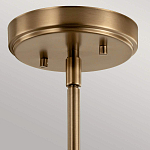 Подвесной светильник цвета латунь с прозрачным стеклянным плафоном в форме колокола Kichler варинант исполнения - 6 | Loft Concept в Ростове-на-Дону