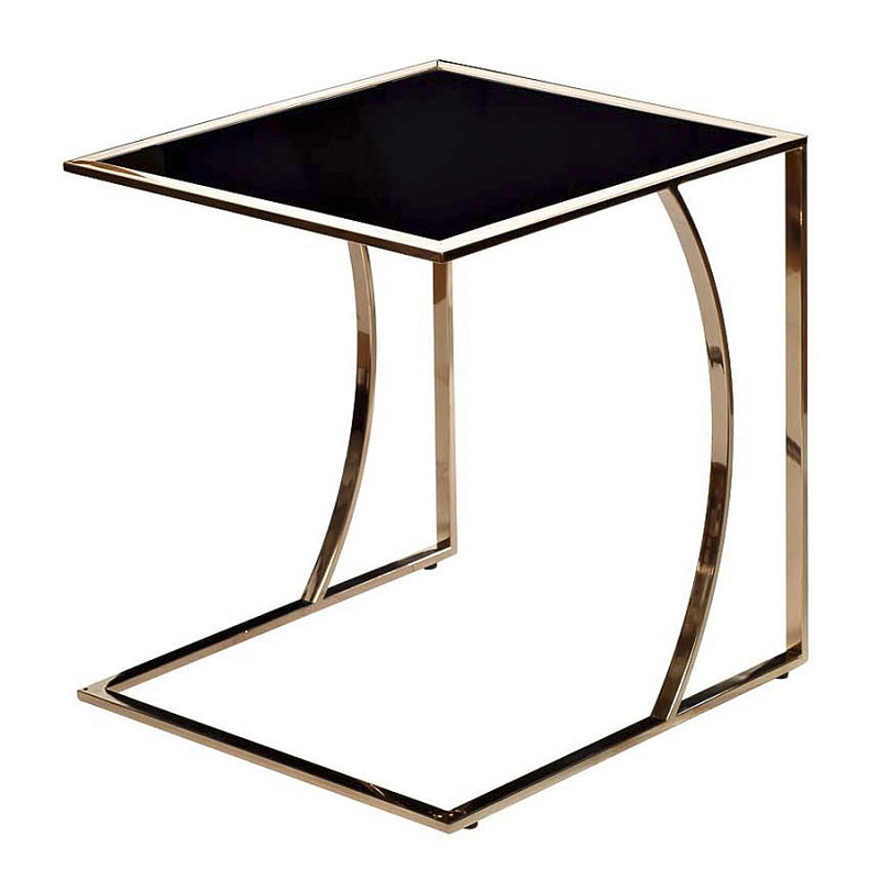   Metal Crescent Side Table Gold     -- | Loft Concept 