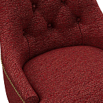 Мебельная ткань Шенилл бордовый цвет 138 см T4-23 варинант исполнения - 6 | Loft Concept в Ростове-на-Дону