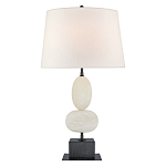 Настольная лампа на фигурном мраморном основании Conundrum варинант исполнения - 1 | Loft Concept в Ростове-на-Дону