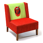 FUN Armchair "Chili Pepper" Red Дизайнерское кресло с цветным принтом варинант исполнения - 3 | Loft Concept в Ростове-на-Дону