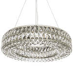Круглая люстра с хрустальным декором Langlais Crystal Chrome Chandelier варинант исполнения - 1 | Loft Concept в Ростове-на-Дону