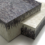 Дизайнерский журнальный стол с инкрустацией Plateau Coffee Table  варинант исполнения - 3 | Loft Concept в Ростове-на-Дону