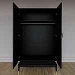 Платяной шкаф Elsa Dreams Black с 2-мя фасадами варинант исполнения - 3 | Loft Concept в Ростове-на-Дону