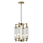 Люстра 4-мя прозрачными цилиндрическими плафонами Jeanette варинант исполнения - 2 | Loft Concept в Ростове-на-Дону