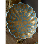 Чаша с орнаментом на бронзовых ножках в виде ангелов Eden Garden варинант исполнения - 4 | Loft Concept в Ростове-на-Дону