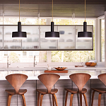 Подвесной светильник цилиндрический с белым плафоном Hinkley варинант исполнения - 11 | Loft Concept в Ростове-на-Дону