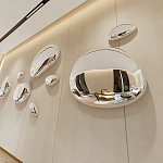 Абстрактная скульптура на стену в виде капли воды Water Outline варинант исполнения - 5 | Loft Concept в Ростове-на-Дону