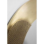 Зеркало золотое со вставками в виде геометрических фигур варинант исполнения - 3 | Loft Concept в Ростове-на-Дону