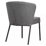 Стул серый с широкой закругленной спинкой Chair Gray Attractive варинант исполнения - 3 | Loft Concept в Ростове-на-Дону