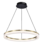 Люстра подвесная круглая светодиодная с золотым каркасом Ring Horizontal варинант исполнения - 1 | Loft Concept в Ростове-на-Дону