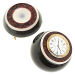 Часы настольные в виде шара из натурального камня Ball Stone Clock варинант исполнения - 8 | Loft Concept в Ростове-на-Дону