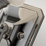 Бра для ванных комнат с белым матовым плафоном квадратной формы на основании цвета хром Feiss варинант исполнения - 3 | Loft Concept в Ростове-на-Дону