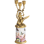 Фарфоровый подсвечник Лебедь с ангелом Asse варинант исполнения - 1 | Loft Concept в Ростове-на-Дону