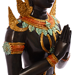 Декоративная статуэтка из бронзы Будда Bronze Kneeling Buddha варинант исполнения - 4 | Loft Concept в Ростове-на-Дону