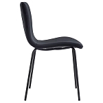 Стул черный с обивкой из велюра Black Archie Chair варинант исполнения - 1 | Loft Concept в Ростове-на-Дону