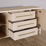 Буфет Primo с тремя ящиками и двумя фасадами Светлый дуб варинант исполнения - 5 | Loft Concept в Ростове-на-Дону